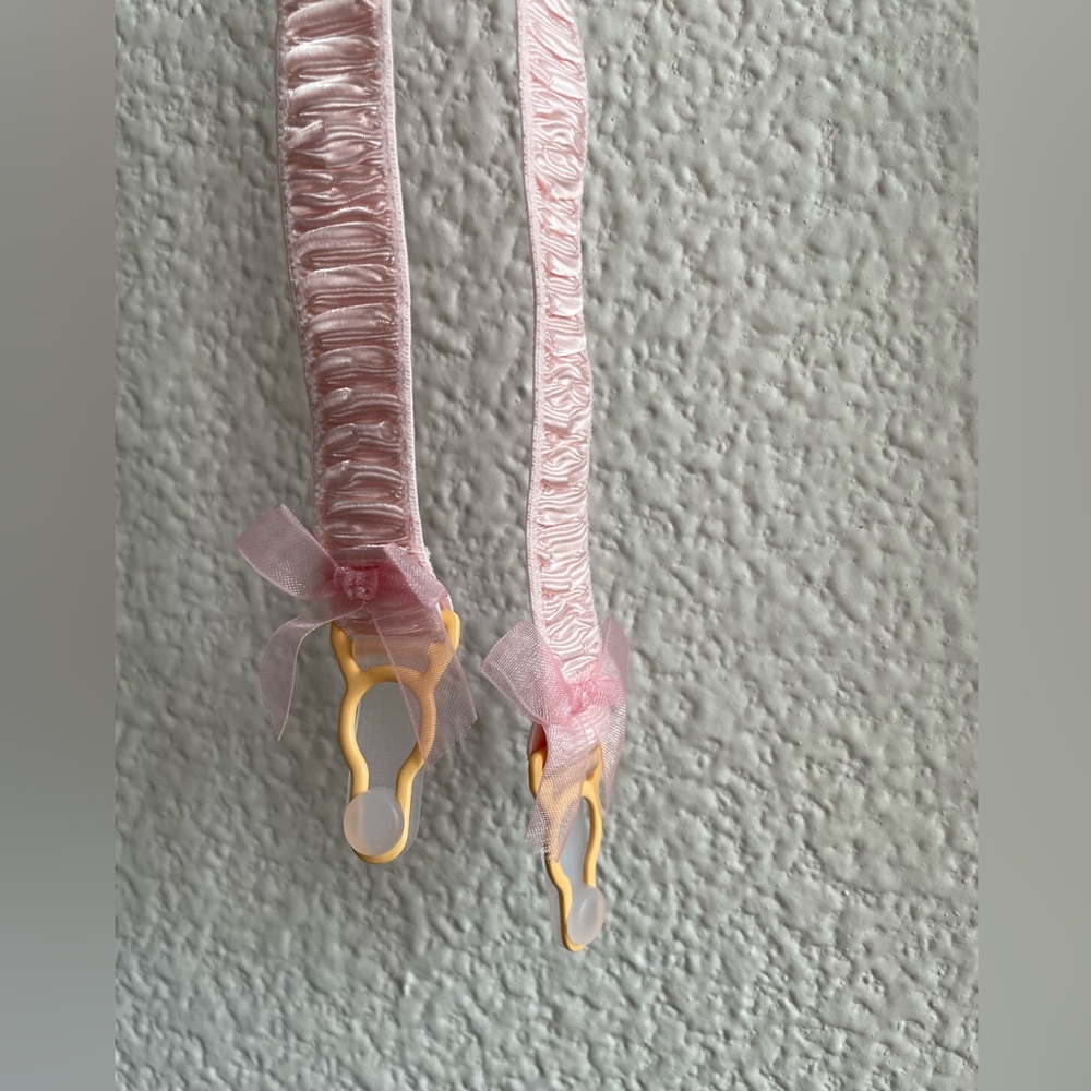 NWT For Love & Lemons April Bloom Garter Belt Pink Floral - Picture 9 of 16